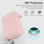 Marge Plus for Airpods Case Cover with Keychain, Silicone Skin Cover for Women Men Compatible with Apple Airpods 2/1 Charging Case (Front LED Visible)