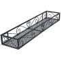 Funmall Hanging Balcony Railing Shelf Flower Pot Holder Metal Plant Stand
