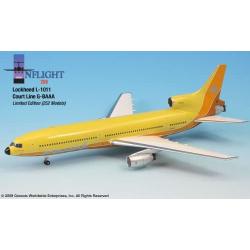 Courtline Yellow G-BAAA Lockheed L-1011 Airplane Miniature Model Diecast 1:200 Part# A012-IF011002