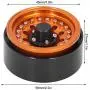 VGEBY 4pcs RC Rims 1.9in, Metal Beadlock Wheel Hub Rim Set Simulation CNC fit for 1/10 RC Car Climbing Car Accessory VGEBY 4pcs RC Rims 1.9in, Metal Beadlock Wheel Hub Rim Set Simulation CNC fit for 1/10 RC Car Climbing Car Accessory