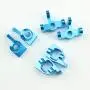 JVSISM 1251 Front Wheel Seat 1252 Rear Wheel Seat 1253 C-Shaped Seat RC Car Metal Accessory Set for WLtoys 144001 1:14 Remote Control Vehicle