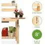 Best Choice Products Outdoor Garden Potting Bench, Wood Workstation Table w/Sliding Tabletop, Food Grade Dry Sink, Storage Shelves - Natural Best Choice Products Outdoor Garden Potting Bench, Wood Workstation Table w/Sliding Tabletop, Food Grade Dry Sink, Storage Shelves - Natural