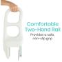 Vive Bathtub Rail - Heavy Duty Bathroom Tub Safety Rail for Elderly, Seniors, Handicap and Disabled - Clamp Railing Bath Support - Adjustable Shower Hand Grip - Handle Assist Grab Bar - Fits Most Tubs