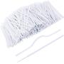 300 Pieces 3.94 Inch Nose Bridge Strip PE Wrapped Metal Strips Plastic Nose Wires for DIY Crafts Sewing