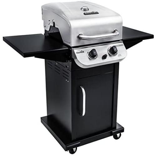 Char-Broil 463673519 Performance Series 2-Burner Cabinet Liquid Propane Gas Grill, Stainless Steel