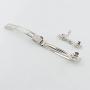 Fityle 10 Pieces Blank Flat Metal Alligator Hair Clips Prong Barrettes for DIY Hair Bows Womens Hair Accessories