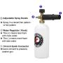Tool Daily Foam Cannon with 1/4 Inch Quick Connector, 1 Liter, 5 Pressure Washer Nozzle Tips