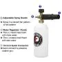 Tool Daily Foam Cannon with 1/4 Inch Quick Connector, 1 Liter, 5 Pressure Washer Nozzle Tips Tool Daily Foam Cannon with 1/4 Inch Quick Connector, 1 Liter, 5 Pressure Washer Nozzle Tips