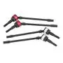RC Car Drive Shaft, 4Pcs Metal Dog Bone CVD Transmission Axle for SCX10 RC Crawler Truck Parts Accessories