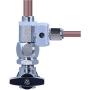 YUHX Metal Brass 3/8 Feed Water Adapter Water Line T Valve Adapter 1/4'' OD Push Fit Angle Stop Adapter for Water Purifier RO System,ice maker,Fits Both 3/8'' & G1/2'' Connection water line splitter 1/4 YUHX Metal Brass 3/8 Feed Water Adapter Water Line T Valve Adapter 1/4'' OD Push Fit Angle Stop Adapter for Water Purifier RO System,ice maker,Fits Both 3/8'' & G1/2'' Connection water line splitter 1/4