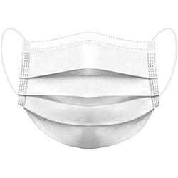 Disposable Face Masks, ESOLOM 3-Ply Anti Dust Breathable Earloop Mouth Face Mask, Comfortable Reusable Non-Woven Filter Face Mask for Home and Office 50 PCS-White