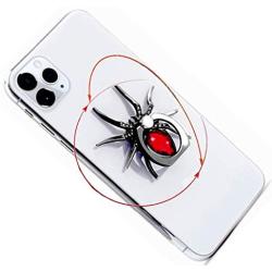 ETRY Christmas Phone Ring Stand Finger Holder, Spider Luxury Diamond, 360 Rotation Metal Ring Grip Animal Emo Hardcore Style - Compatible with All Smartphones and Tables