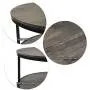 NSdirect 36 inches Round Coffee Table, Rustic Wooden Surface Top & Sturdy Metal Legs Industrial Sofa Table for Living Room Modern Design Home Furniture with Storage Open Shelf (Light Walunt) NSdirect 36 inches Round Coffee Table, Rustic Wooden Surface Top & Sturdy Metal Legs Industrial Sofa Table for Living Room Modern Design Home Furniture with Storage Open Shelf (Light Walunt)