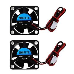 2Pcs 3010 DC 24V Brushless Cooling Fan 30x30x10mm 2 Terminals Connector Hydraulic Bearing Heatsink Cooler for 3D Printer