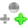 eXtremeRate 3 in 1 Magnetic Metal Stainless Steel D-Pads Kits Replacement Parts Video Games Accessories for Xbox One Xbox One Elite Xbox One S X Xbox One Elite Series 2