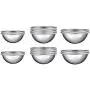 Onepine 16 Pieces Bath Bomb Mold Kit 8 Set 3 Sizes DIY Metal Mold for Homemade Bath Bombs(16 Pieces / 8 Set)