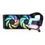 EK 240mm AIO D-RGB All-in-One Liquid CPU Cooler with EK-Vardar High-Performance PMW Fans, Water Cooling Computer Parts, 120mm Fan, Intel 115X/1200/2066, AMD AM4
