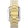 Seinit Stainless Steel Watch Band Replacement Strap Compatible with Apple Watch Series 6/5/4/3/2/1 44mm/42mm, Golden Yellow