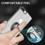 iPhone 7 Plus Case, Daupin Clear iPhone 8 Plus Case with 360 Rotatable Ring Kickstand Magnetic Metal Car Mount Hard PC Shockproof Protective Soft TPU Bumper Phone Case for iPhone 7/8 Plus (Black)