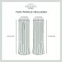 Exclusive Home Curtains Sateen Twill Woven Blackout Grommet Top Curtain Panel Pair, 52x84, Charcoal, 2 Count