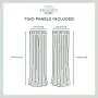 Exclusive Home Curtains Sateen Twill Woven Blackout Grommet Top Curtain Panel Pair, 52x84, Charcoal, 2 Count Exclusive Home Curtains Sateen Twill Woven Blackout Grommet Top Curtain Panel Pair, 52x84, Charcoal, 2 Count