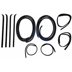 Make Auto Parts Manufacturing Set of 10 Left & Right Side | Inner & Outer Door Glass Seal Kit Rubber For Dodge Ramcharger 1980-1993