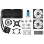 CRYORIG A40 Ultimate Hybrid Liquid Cooler 240mm x 38mm Thick Radiator with Additional Airflow Fan.