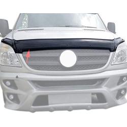 OMAC Front Bug Shield Hood Deflector Guard Bonnet Protector | Compatible with Mercedes Sprinter W906 2007-2013 | Mount Hood Protector Accessories