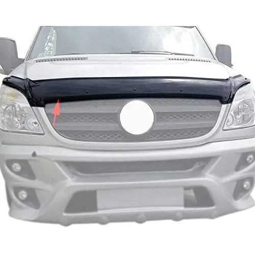 OMAC Front Bug Shield Hood Deflector Guard Bonnet Protector | Compatible with Mercedes Sprinter W906 2007-2013 | Mount Hood Protector Accessories OMAC Front Bug Shield Hood Deflector Guard Bonnet Protector | Compatible with Mercedes Sprinter W906 2007-2013 | Mount Hood Protector Accessories