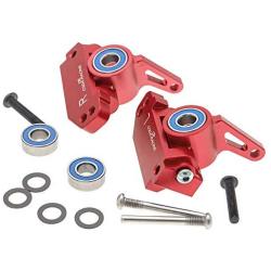 RC Alloy Caster Block&Steering Blocks for Traxxas 1/10 2WD Slash, Stampede, Rustler, Nitro Slash-Replaces Part 3632(Pair)