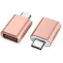 nonda USB C to USB Adapter(2 Pack),USB-C to USB 3.0 Adapter,USB Type-C to USB,Thunderbolt 3 to USB Female Adapter OTG for MacBook, iPad Pro 2020, Surface Go, Dell XPS, More Type-C Devices(Rose Gold)