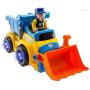 WolVol 3-in-1 Construction Bulldozer Dump Excavator Take-A-Part Truck Toy with Drill and Tools, Lights and Music, Bump and Go Action