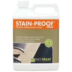 DRY-TREAT Stain-Proof Premium Impregnating Sealer for Stone, Tile, Concrete, Grout, and More - 110513-1 Quart