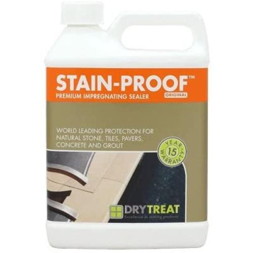 DRY-TREAT Stain-Proof Premium Impregnating Sealer for Stone, Tile, Concrete, Grout, and More - 110513-1 Quart
