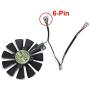 inRobert 87mm T129215SU Graphics Card Cooling Fan for ASUS Strix GTX980Ti/R9390/RX480/RX580 Video Card Cooler (Fan-A)