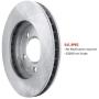For 2014-2017 Fiat 500L Front Rear R1 Concepts eLine Plain Brake Rotors Kit + Ceramic Brake Pads