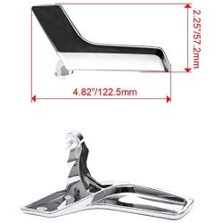 PTNHZ Chrome Metal Interior Passenger Door Handle Repair Left for 2008-2015 Mercedes W204 Chassis C-Class C63 AMG C250 C350 GLK300 GLK350 GLK250