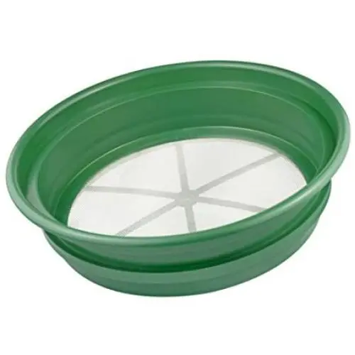 SE Patented Stackable 13-1/4'' Sifting Pan, Mesh Size 1/20'' - GP2-120 SE Patented Stackable 13-1/4'' Sifting Pan, Mesh Size 1/20'' - GP2-120