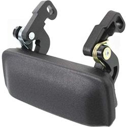 Exterior Front Door Handle Compatible with MAZDA PICKUP 2001-2010 RH=LH Textured Black Metal