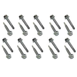 E-Track Metal Screw 20 Piece Fastener Set (1/4''x1-1/4'' Self-Driller)