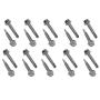 E-Track Metal Screw 20 Piece Fastener Set (1/4''x1-1/4'' Self-Driller)