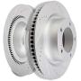 SCITOO Brakes Rotors 2pcs Front Drilled Slotted Discs Brake Rotors Brakes Kit fit 16 for Toyota Land Cruiser,08 2009 2010 2011 2012 2013 2014 2015 2016 for Toyota Sequoia,2007-2017 for Toyota Tundra