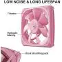 Vetroo DF120 120mm Case Fan White LED Lighting PC Cooling Fan Pink Fan Frame for Radiator/CPU Cooler/Computer Case Vetroo DF120 120mm Case Fan White LED Lighting PC Cooling Fan Pink Fan Frame for Radiator/CPU Cooler/Computer Case
