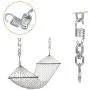 TEANTECH Heavy Duty Stainless Steel 304 Swing Hangers Kits 800LB Capacity with 360°Rotation 8 Screws for Wooden Sets Tire Swing Chair Seat Trapeze Yoga Hammock Chair Sandbag, 2 Set TEANTECH Heavy Duty Stainless Steel 304 Swing Hangers Kits 800LB Capacity with 360°Rotation 8 Screws for Wooden Sets Tire Swing Chair Seat Trapeze Yoga Hammock Chair Sandbag, 2 Set