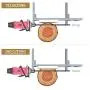 CO-Z Portable Chainsaw Mill Planking Milling 14 Inches to 48 Inches Guide Bar Wood Lumber Cutting Sawmill Aluminum Steel Chainsaw Mill for Builders and Woodworkers