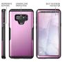 YOUMAKER Case for Galaxy Note 9, Full Body Heavy Duty Protection with Built-in Screen Protector Shockproof Rugged Cover for Samsung Galaxy Note 9 (2018) 6.4 Inch - Purple/Black