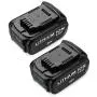 FirstPower 6.0Ah Replacement Battery DCB205 DCB204 - Compatible with Dewalt 20V Cordless Power Tools DCB180 DCB200 DCB204-2 DCB205-2 DCB206 DCD/DCF/DCG Series - Upgraded Li-ion 2 Pack FirstPower 6.0Ah Replacement Battery DCB205 DCB204 - Compatible with Dewalt 20V Cordless Power Tools DCB180 DCB200 DCB204-2 DCB205-2 DCB206 DCD/DCF/DCG Series - Upgraded Li-ion 2 Pack