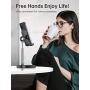 Cell Phone Stand, Angle Height Adjustable LISEN Phone Stand For Desk, Thick Case Friendly Phone Holder Stand For Desk, Compatible with All Mobile Phones,iPhone,Switch,iPad,Tablet(4-10in)