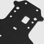 Facibom for HSP 03001 03602 Aluminum Alloy Metal Chassis 3MM Thickness 1/10 Upgrade Parts for Flying Fish 94103 94123,Black