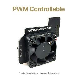 Argon Mini Fan for Raspberry Pi 4 with Built-in Heatsink | ON-Off Switch | PWM Controllable | 2 Pieces per Pack